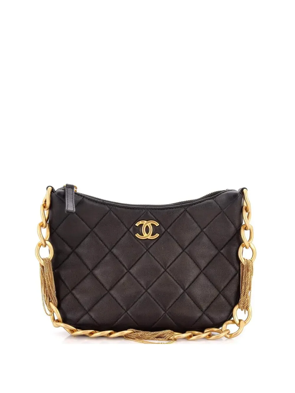 Chanel Cc Mixed Chain Link Zip Hobo #301802C49B